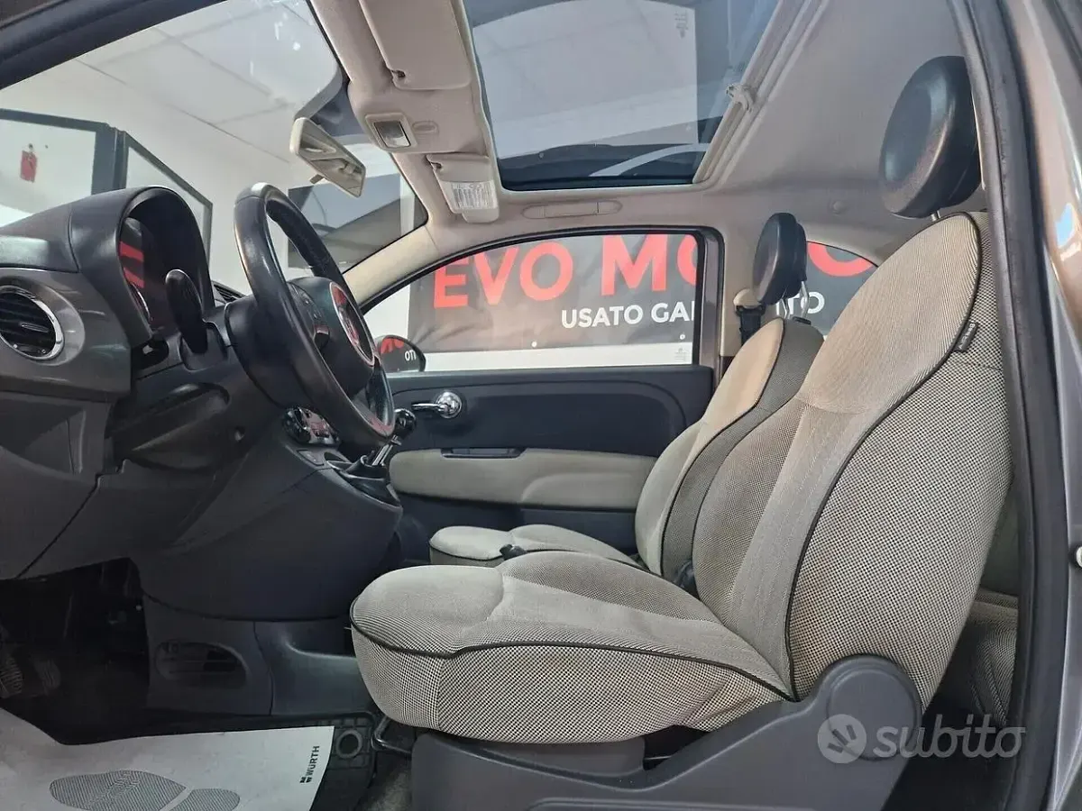 Usata Fiat 500 Lounge 69 CV (50 kW) 2014 Grigio Berlina