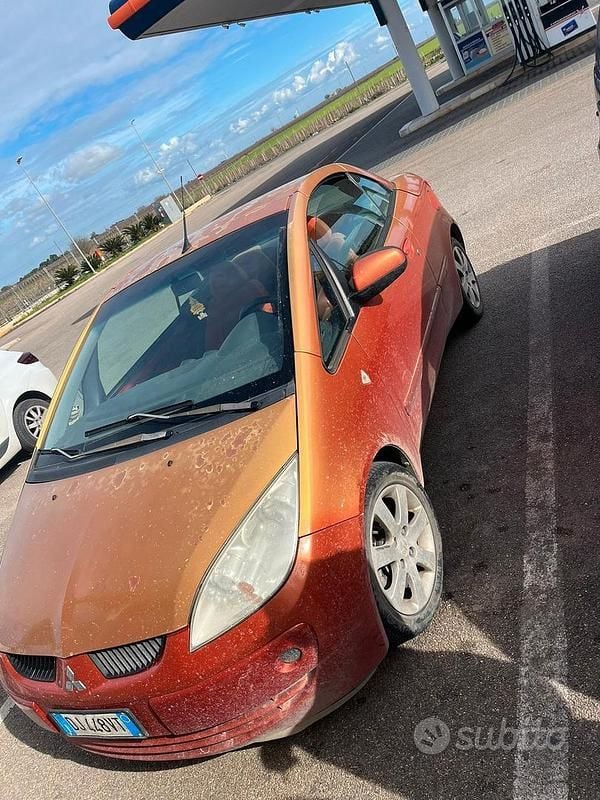 Usata Mitsubishi Colt 2008 Rosso Cabrio
