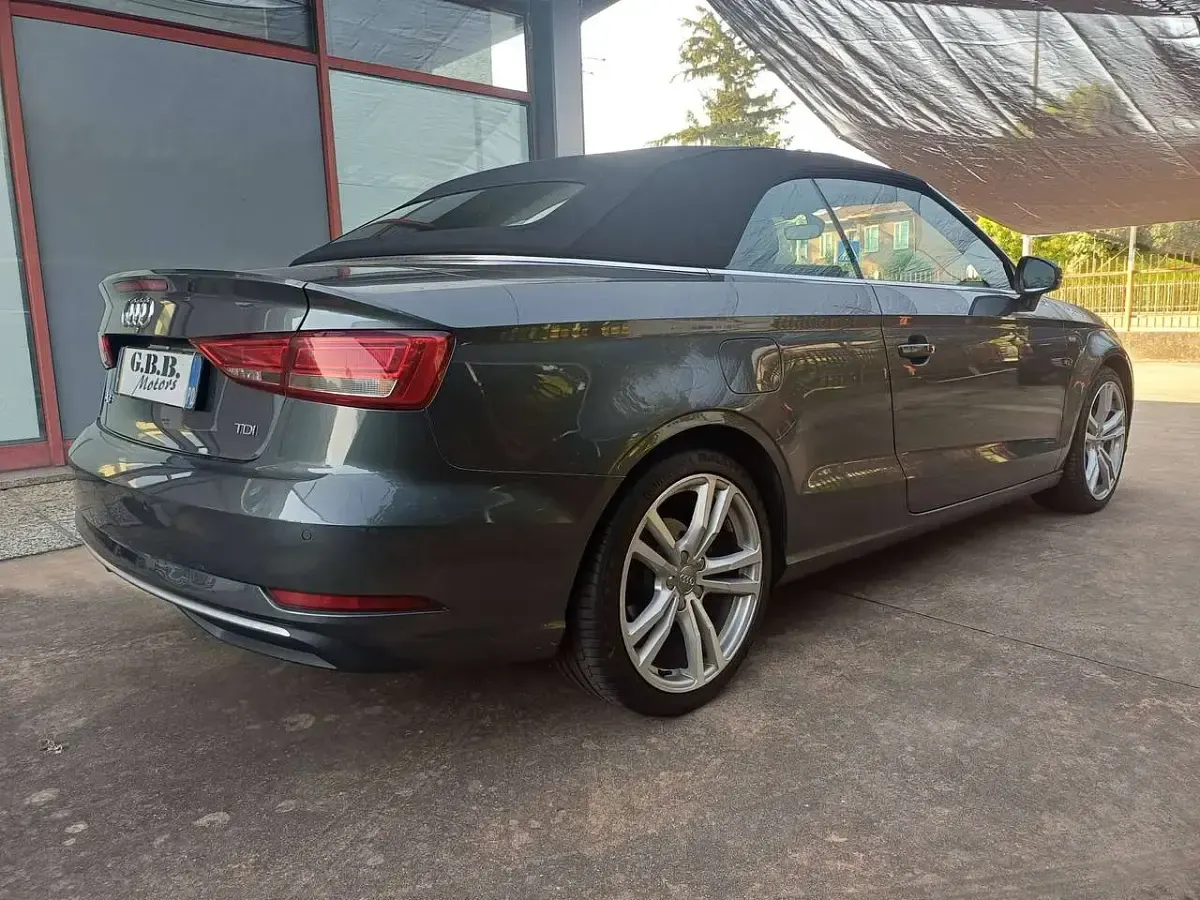 Usata Audi A3 Cabriolet Design 150 CV (110 kW) 2018 Grigio Cabrio