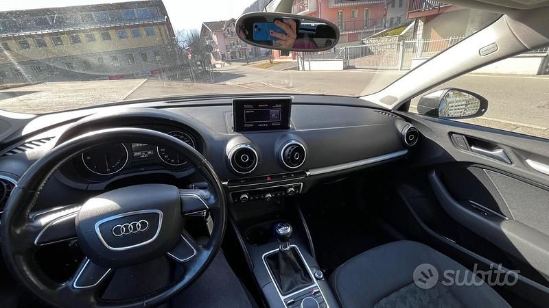 Usata Audi A3 105 CV (77 kW) 2013 Nero