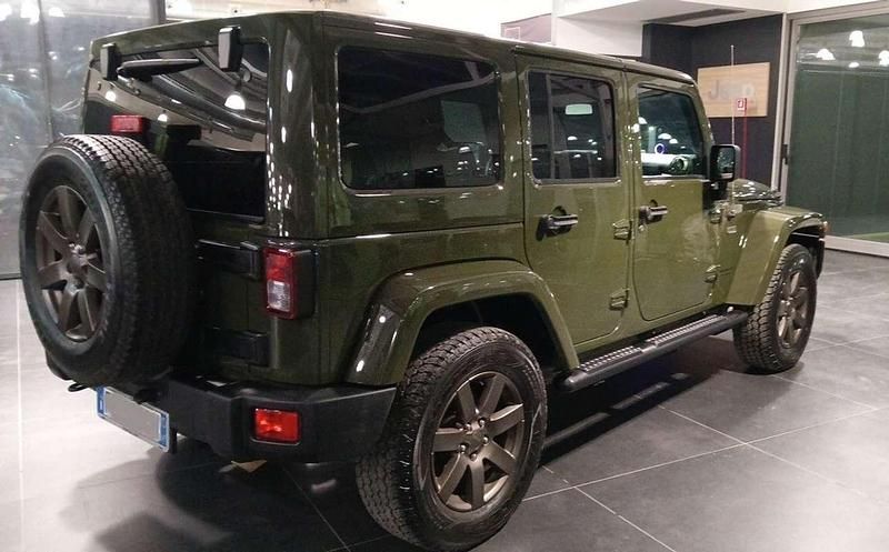 Usata Jeep Wrangler Unlimited 200 CV (147 kW) 2016 Verde SUV