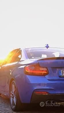 Usata BMW 230 M Sport 252 CV (185 kW) 2017 Blu/azzurro Coupé