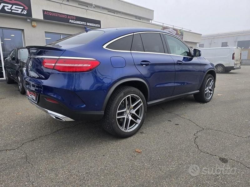 Usata Mercedes GLE350 Premium Plus 258 CV (189 kW) 2017 Blu Coupé