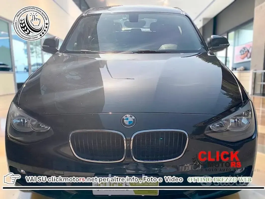Usata BMW 118 Efficient Dynamics 143 CV (105 kW) 2015 Nero Utilitaria