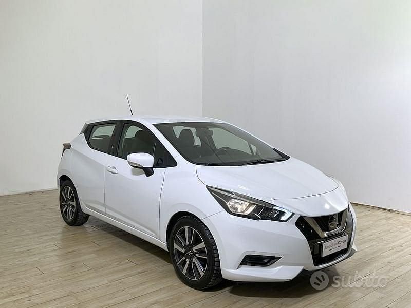 Usata Nissan Micra Acenta 71 CV (52 kW) 2017 Bianco Utilitaria