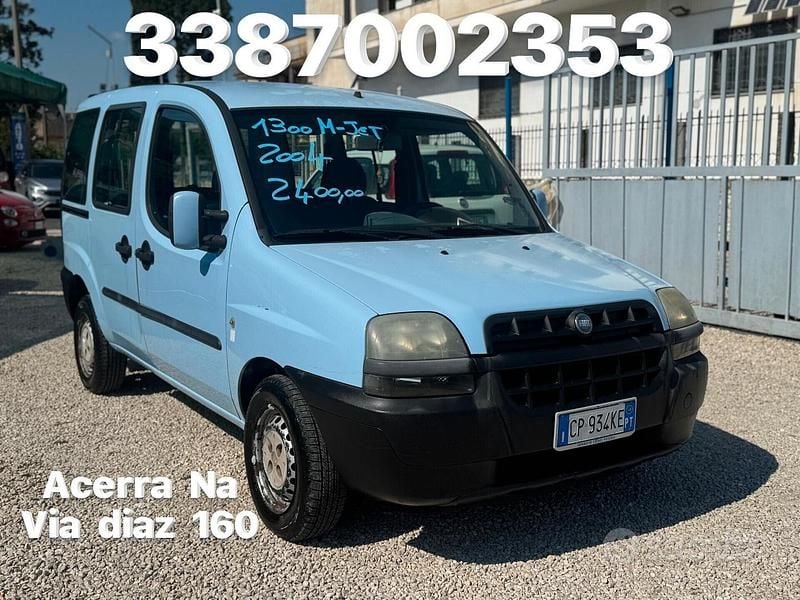 Usata Fiat Doblò 69 CV (50 kW) 2004 Blu Monovolume