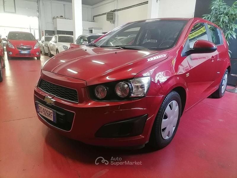 Usata Chevrolet Aveo LTZ 86 CV (63 kW) 2011 Rosso Berlina