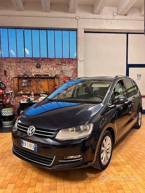 Usata VW Sharan Highline 140 CV (102 kW) 2012 Blu Monovolume