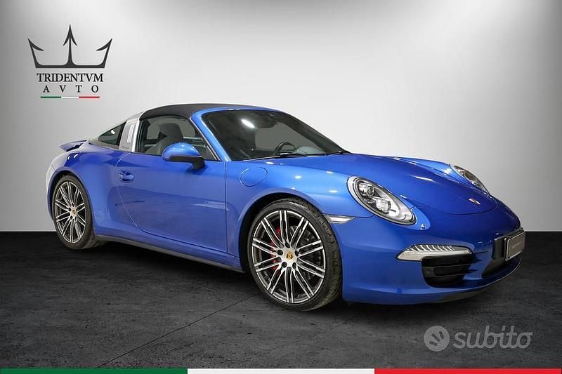 Usata Porsche 911 400 CV (294 kW) 2015 Azzurro Cabrio