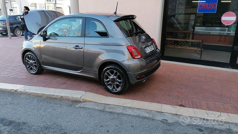 Usata Fiat 500S Sport 95 CV (69 kW) 2017 Grigio Berlina
