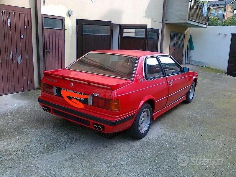 Usata Maserati Biturbo 1983 Rosso Coupé