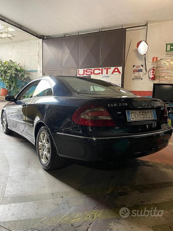 Usata Mercedes CLK270 2003 Blu Coupé