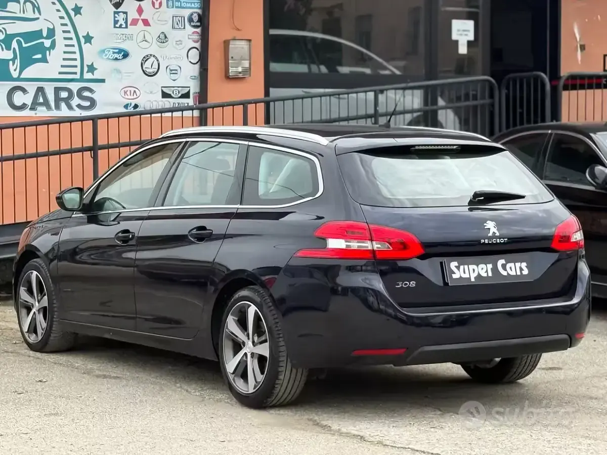 Usata Peugeot 308 GT-line 131 CV (96 kW) 2020 Blu Station wagon