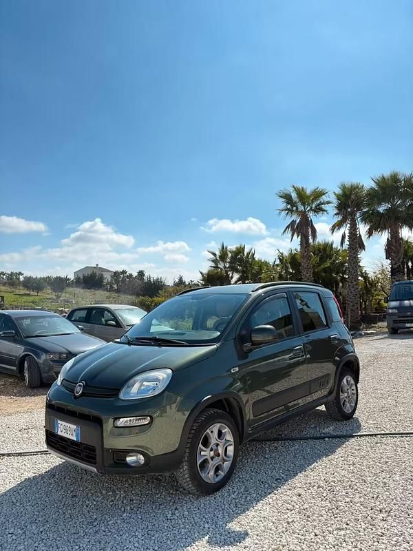 Usata Fiat Panda 4x4 S 95 CV (69 kW) 2017 Verde Utilitaria