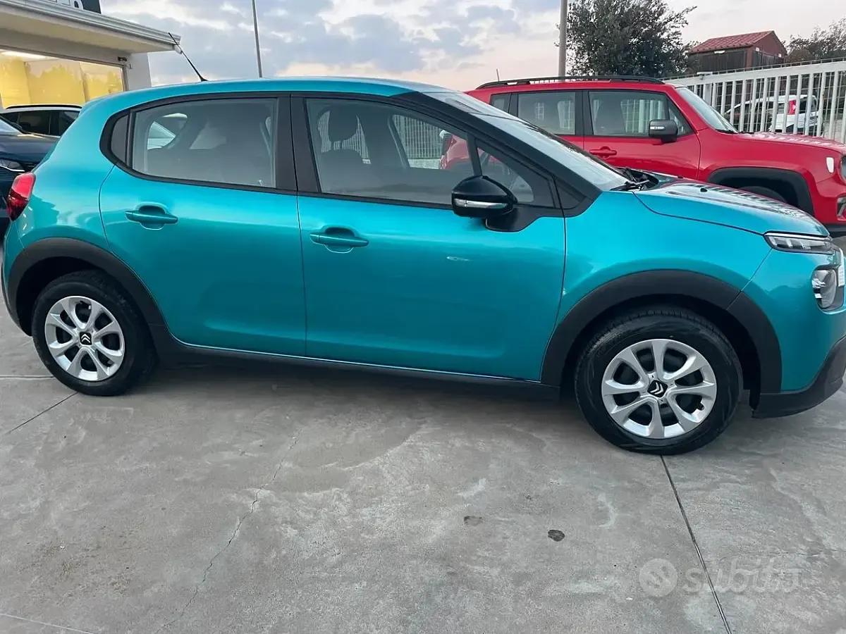 Usata Citroën C3 Feel 102 CV (75 kW) 2022 Blu Utilitaria
