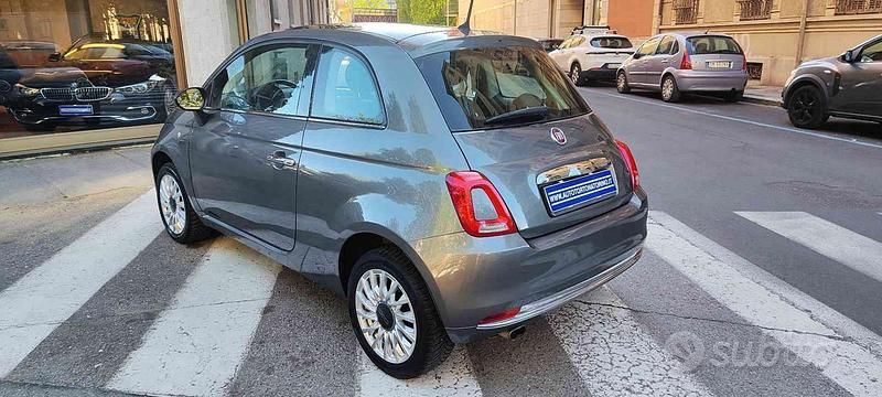Usata Fiat 500 Lounge 69 CV (50 kW) 2017 Grigio scuro metallizzato Utilitaria