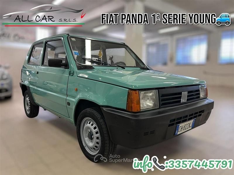 Usata Fiat Panda Young 54 CV (39 kW) 2003 Verde Utilitaria