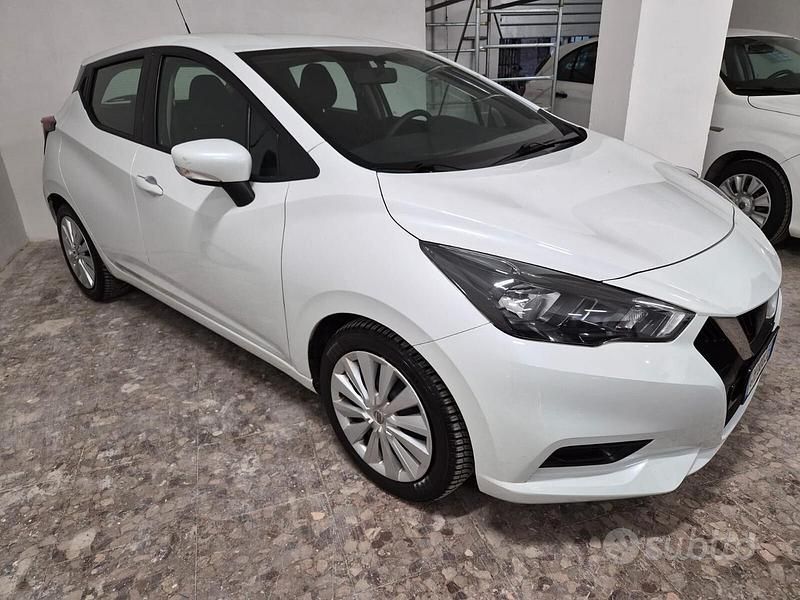 Usata Nissan Micra Acenta 92 CV (67 kW) 2021 Bianco Utilitaria