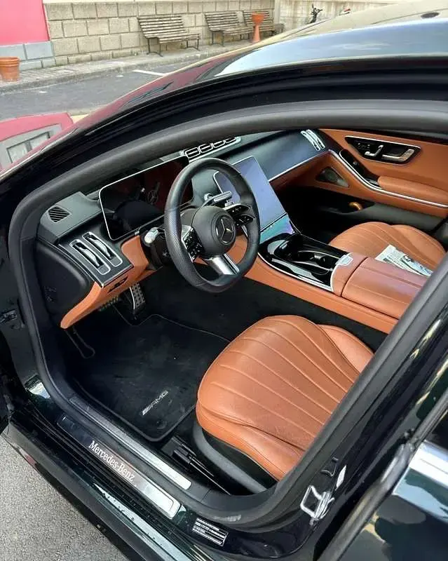 Usata Mercedes S580 Premium Plus 367 CV (269 kW) 2022 Verde Berlina