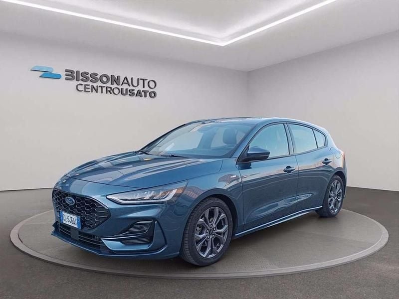 Chrome blue Usata 2022 Ford Focus ST-Line Berlina | 15.700 € (Buon prezzo) - Immagine 1/4