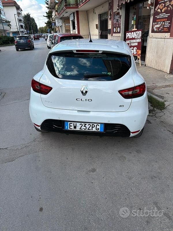Usata Renault Clio IV 90 CV (66 kW) 2014 Bianco Berlina