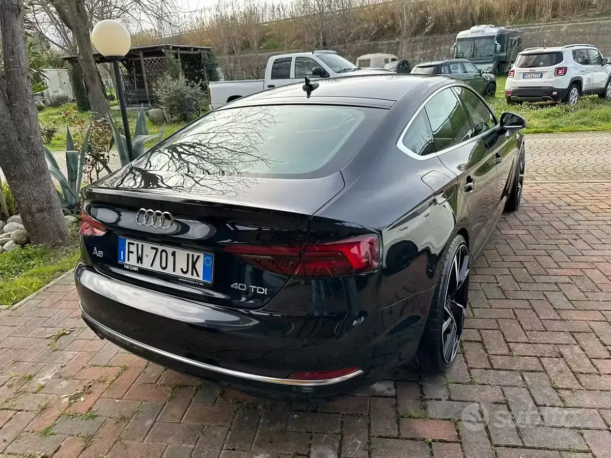 Usata Audi A5 190 CV (139 kW) 2019 Nero Coupé
