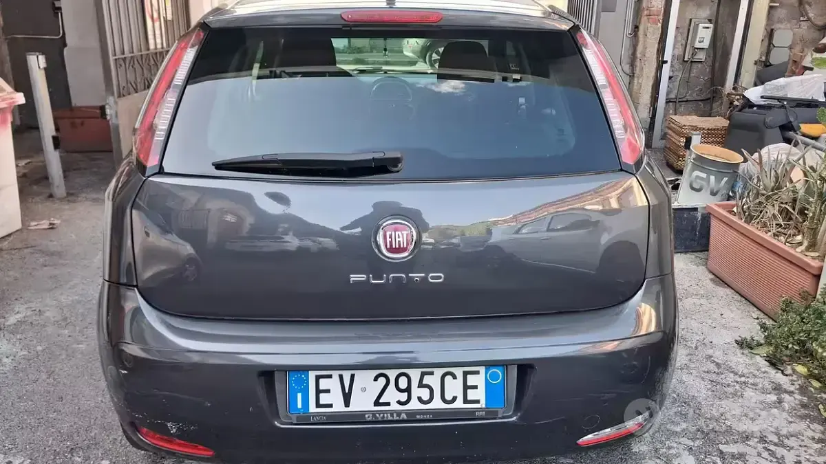Usata Fiat Punto Young 69 CV (50 kW) 2014 Grigio Utilitaria