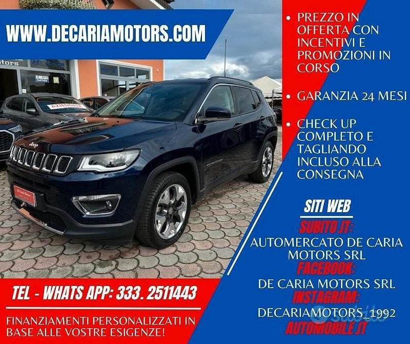 Usata Jeep Compass Limited 120 CV (88 kW) 2020 Blu SUV