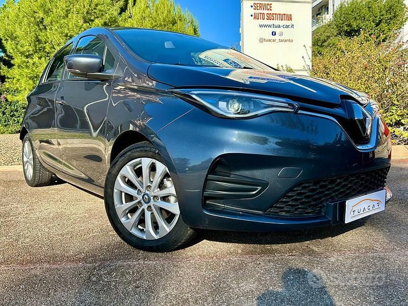 Usata Renault Zoe Zen 100 kW (136 CV) 2020 Grigio Utilitaria
