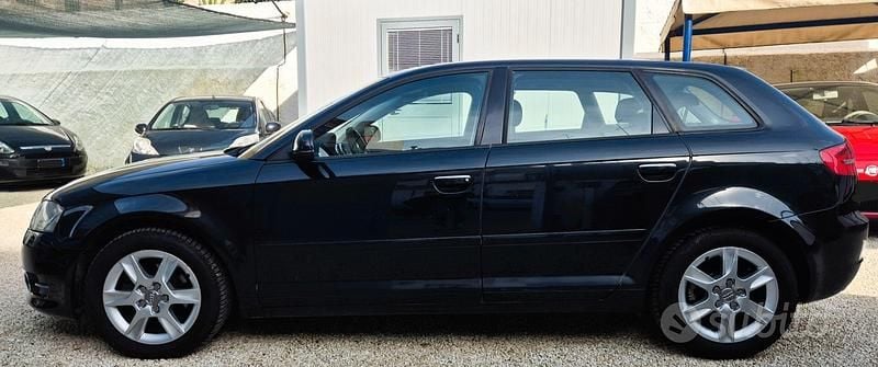 Usata Audi A3 90 CV (66 kW) 2010 Nero Utilitaria