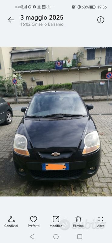 Usata Chevrolet Matiz 2007 Nero Utilitaria
