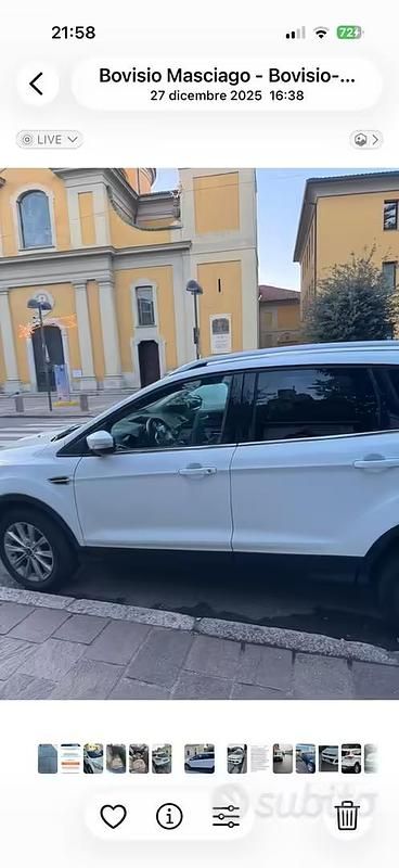Usata Ford Kuga Titanium 163 CV (119 kW) 2015 Bianco SUV