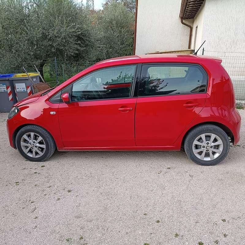 Usata Skoda Citigo G-TEC Elegance 68 CV (50 kW) 2014 Rosso Utilitaria
