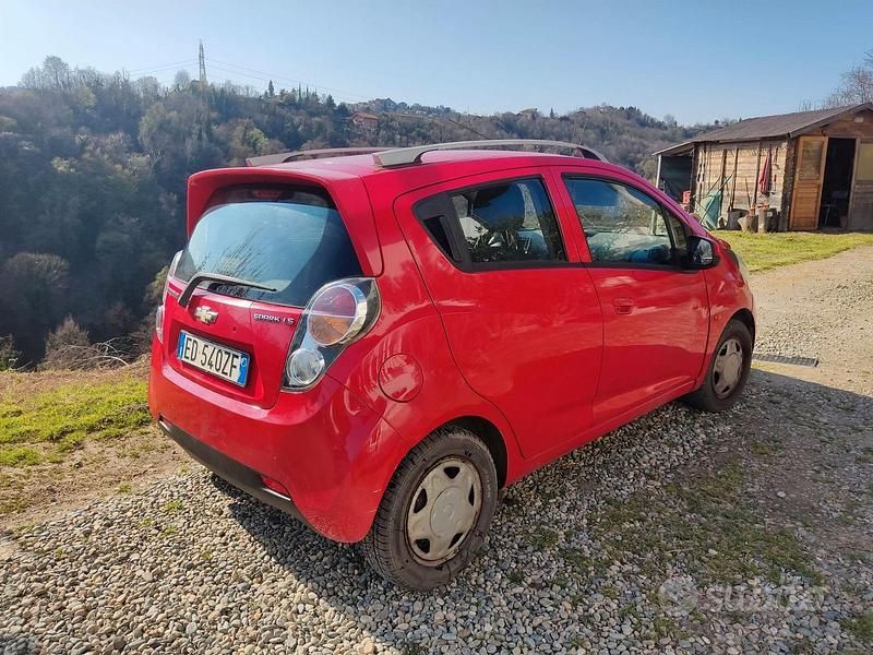 Usata Chevrolet Spark 2010 Rosso Utilitaria