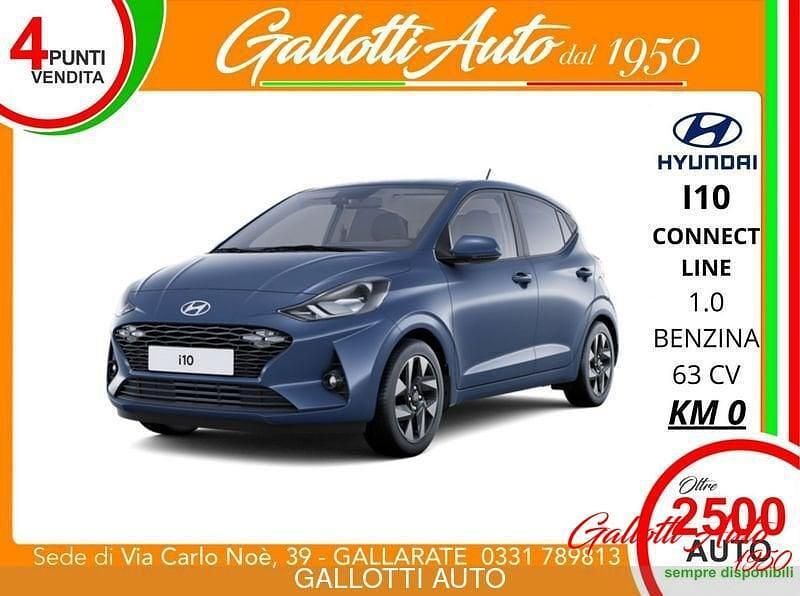 Nuova Hyundai i10 63 CV (46 kW) 2025 Vibrant blue pearl Utilitaria