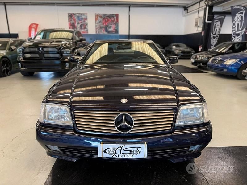 Usata Mercedes SL280 231 CV (169 kW) 1994 Blu Cabrio