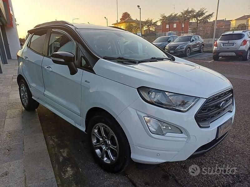 Usata Ford Ecosport ST-Line 125 CV (91 kW) 2019 Bianco SUV