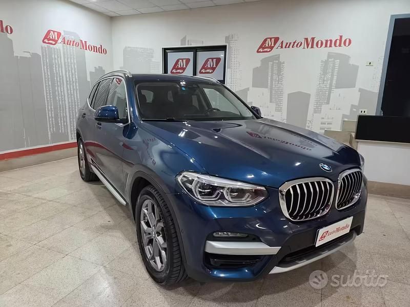 Usata BMW X3 Advantage 190 CV (139 kW) 2020 Blu SUV