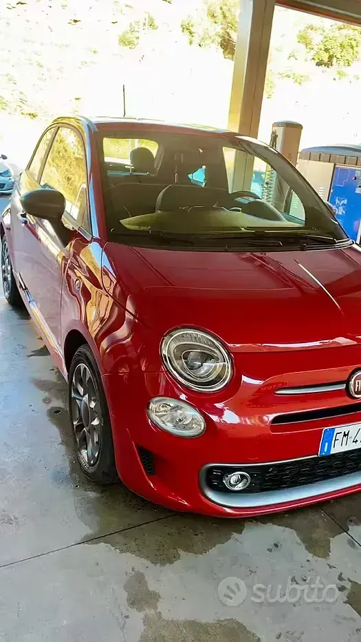 Usata Fiat 500S 95 CV (69 kW) 2017 Rosso Berlina