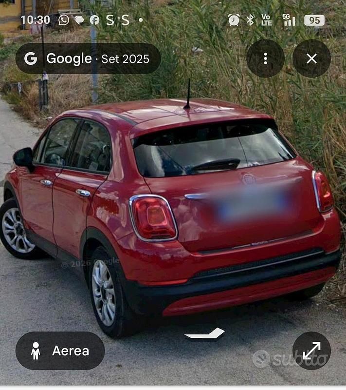 Usata Fiat 500X 110 CV (80 kW) 2018 Rosso SUV