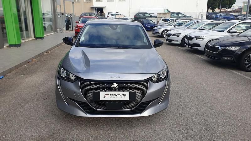 Usata Peugeot e-208 Allure 56 kW (77 CV) 2022 Grigio Utilitaria
