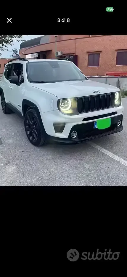 Usata Jeep Renegade 120 CV (88 kW) 2019 Bianco SUV