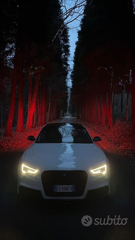 Usata Audi A5 S-Line 245 CV (180 kW) 2015 Bianco Coupé