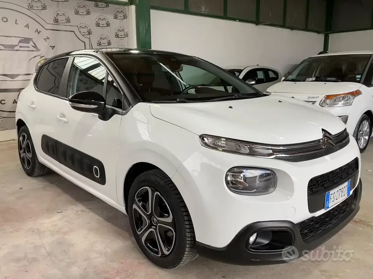 Usata Citroën C3 Shine 75 CV (55 kW) 2018 Bianco Utilitaria