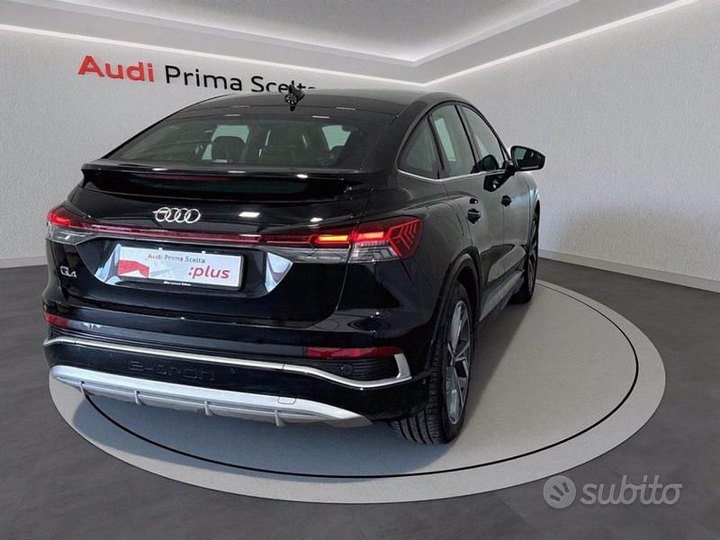 Usata Audi Q4 Sportback e-tron S-Line 150 kW (204 CV) 2023 Nero perla SUV