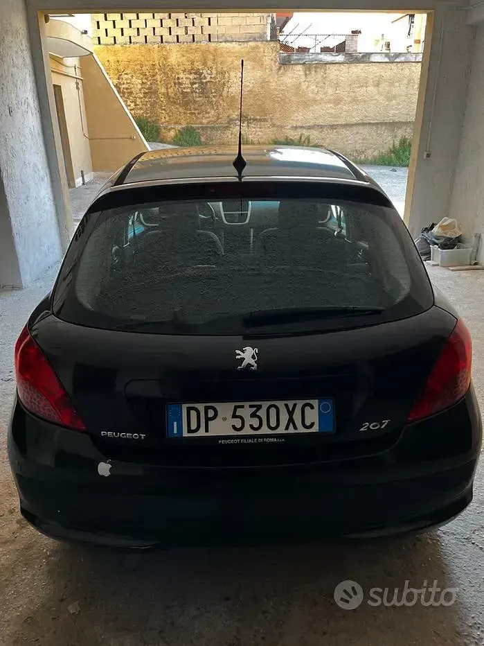 Usata Peugeot 207 88 CV (64 kW) 2008 Nero Berlina