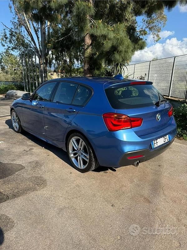 Usata BMW 118 M Sport 150 CV (110 kW) 2016 Blu Utilitaria