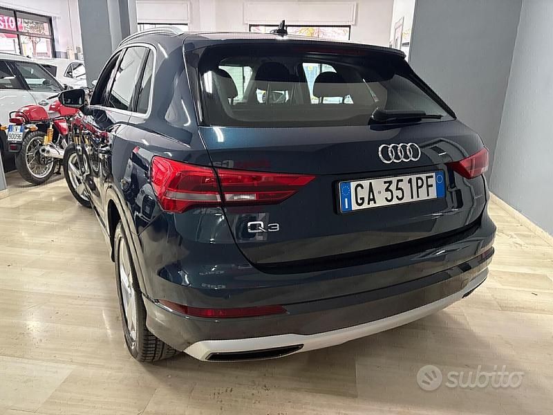 Usata Audi Q3 Advanced 190 CV (139 kW) 2020 Blu SUV