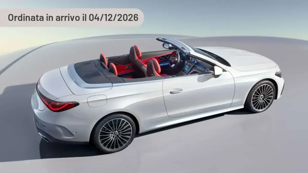 Usata Mercedes CLE200 Advanced 204 CV (150 kW) 2024 Argento Cabrio