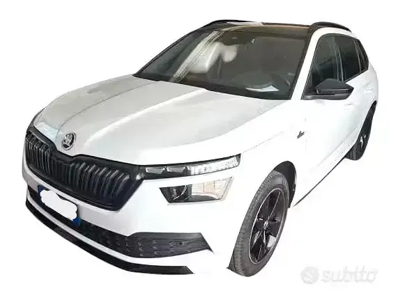 Usata Skoda Kamiq Monte Carlo 90 CV (66 kW) 2021 Bianco SUV